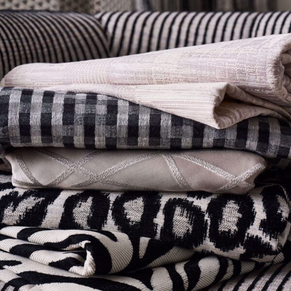 Neshat Jacquard Fabric - Ink by Neshat Jacquard Fabric - Ink from