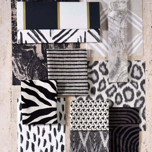 Taryn Jacquard Fabric - Linen by Taryn Jacquard Fabric - Linen from