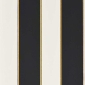 black-grey striped wallpaper from clarke & clarke