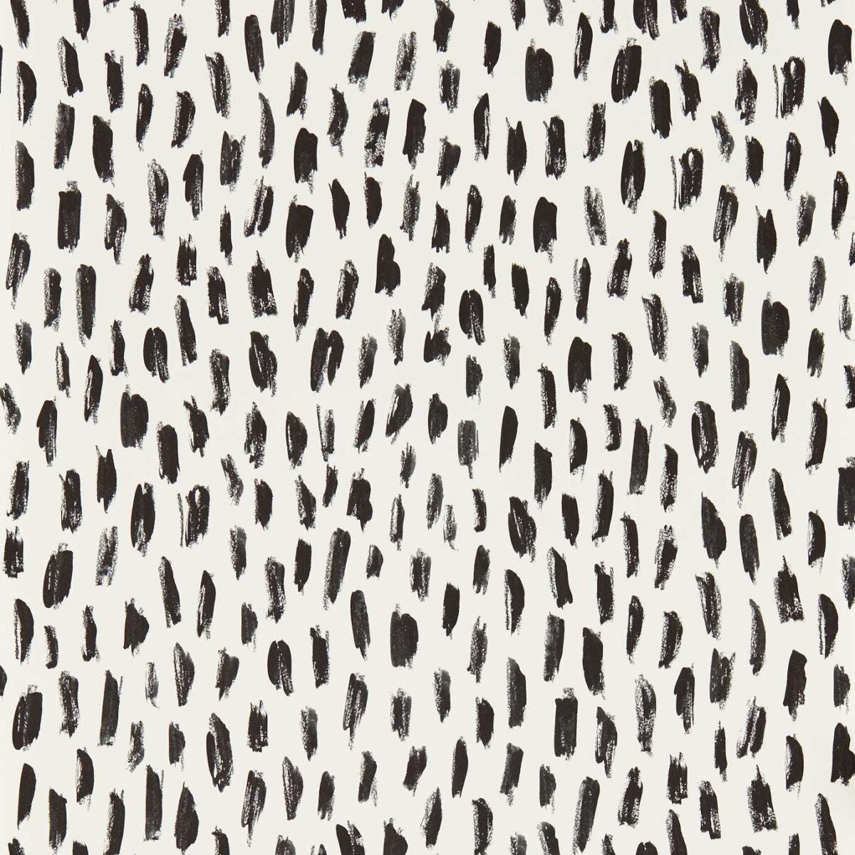 Loxley Wallpaper - Ivory / Noir by black-grey spotted wallpaper from clarke & clarke