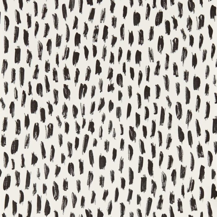 Loxley Wallpaper - Ivory / Noir fabric swatch W0226/02