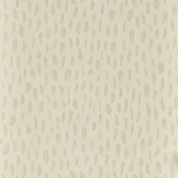 Loxley Wallpaper - Linen by neutral spotted wallpaper from clarke & clarke