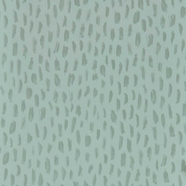 Loxley Wallpaper - Mineral by blue spotted wallpaper from clarke & clarke