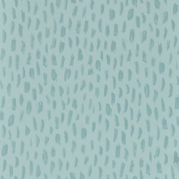 Loxley Wallpaper - Nordic by blue spotted wallpaper from clarke & clarke