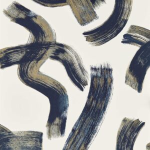 blue contemporary wallpaper from clarke & clarke