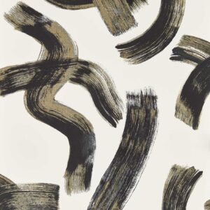 black-grey contemporary wallpaper from clarke & clarke