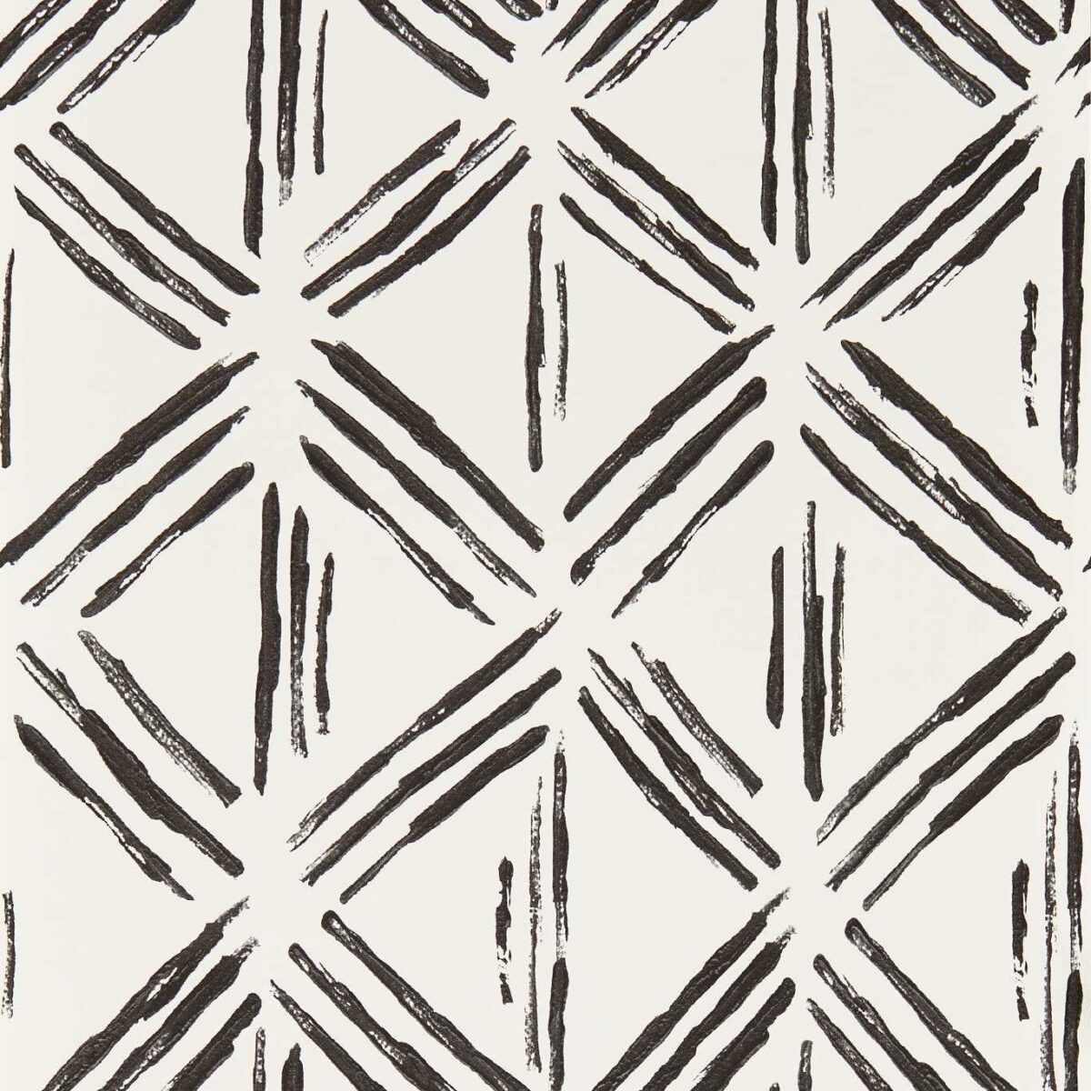 Murakami Wallpaper - Noir by black-grey geometric wallpaper from clarke & clarke