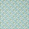 blue botanical cotton fabric from Studio G