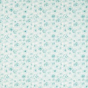 blue botanical cotton fabric from Studio G