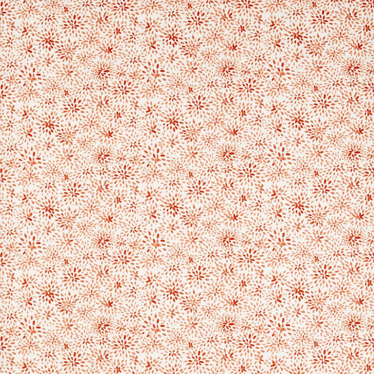 Cara Fabric - Spice by orange botanical cotton fabric from Studio G