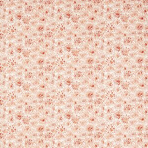 orange botanical cotton fabric from Studio G
