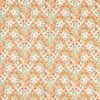 orange botanical cotton fabric from Studio G