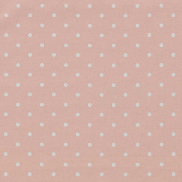 Dotty Fabric - Blush by pink spotted cotton fabric from Studio G