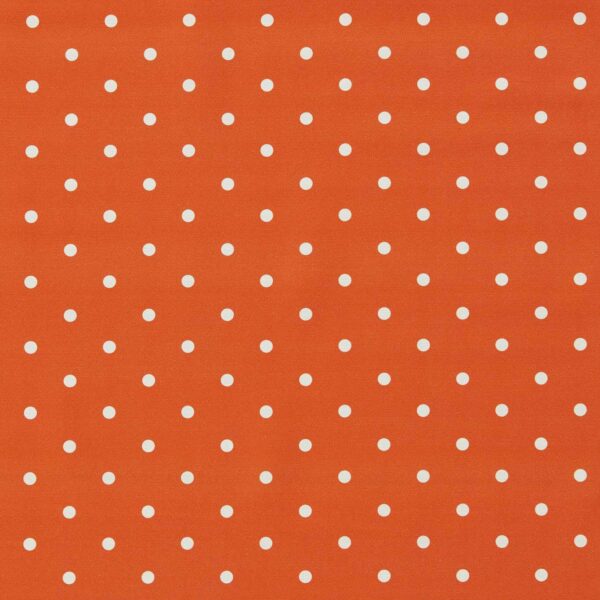Dotty Fabric - Sunset by orange spotted cotton fabric from Studio G