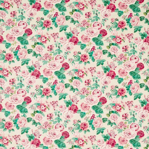 green botanical cotton fabric from Studio G