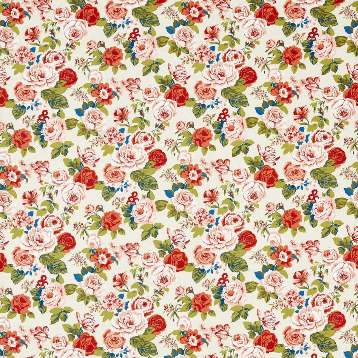 green botanical cotton fabric from Studio G