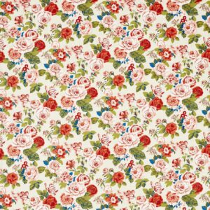 green botanical cotton fabric from Studio G