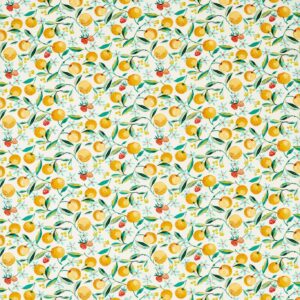 green botanical cotton fabric from Studio G