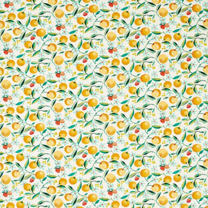 Orange Blossom Fabric - Citron swatch