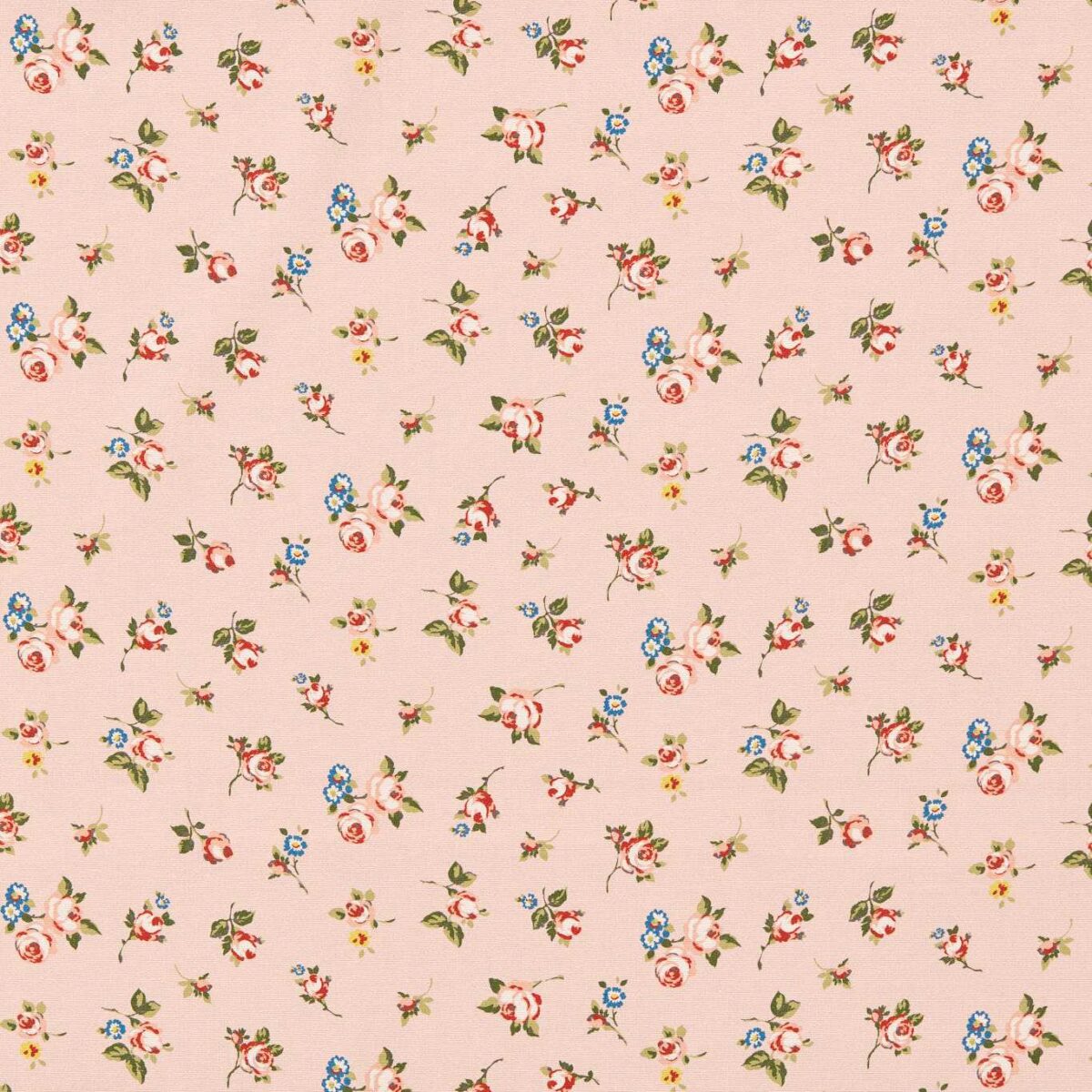 Rosebud Fabric - Blush by pink botanical cotton fabric from Studio G