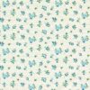 blue botanical cotton fabric from Studio G