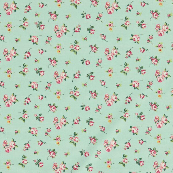 green botanical cotton fabric from Studio G