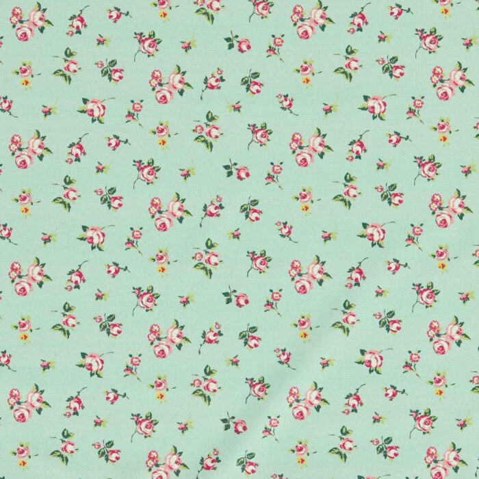Rosebud Fabric - Mineral swatch