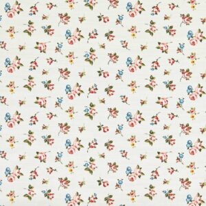 orange botanical cotton fabric from Studio G