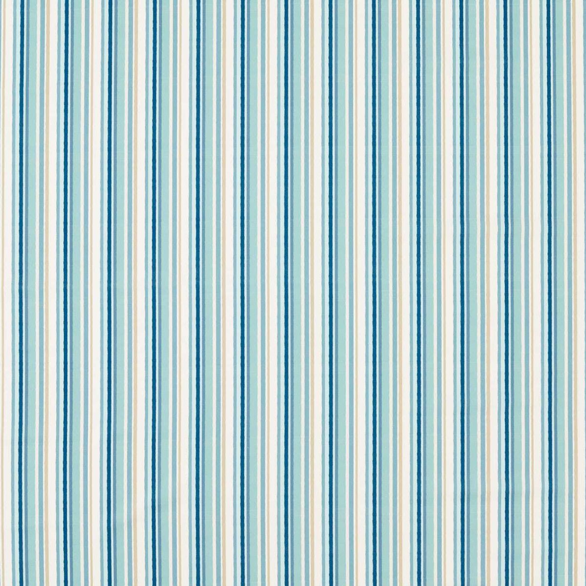 blue striped cotton fabric from Studio G