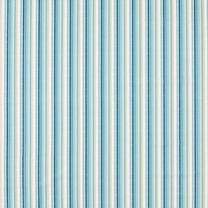 blue striped cotton fabric from Studio G
