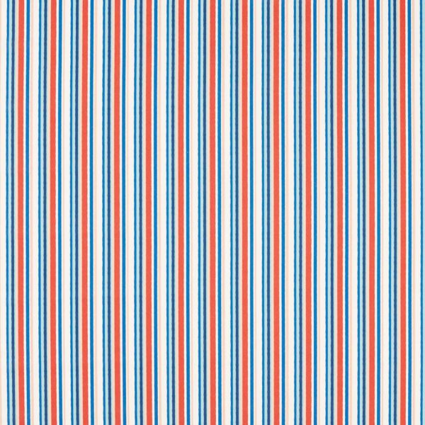 blue striped cotton fabric from Studio G