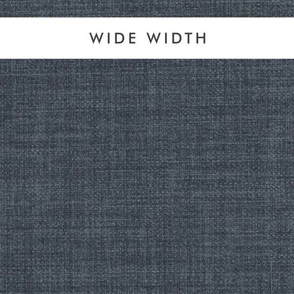 Linoso Wide Width Fabric - Aegean by blue plain woven fabric from Clarke & Clarke