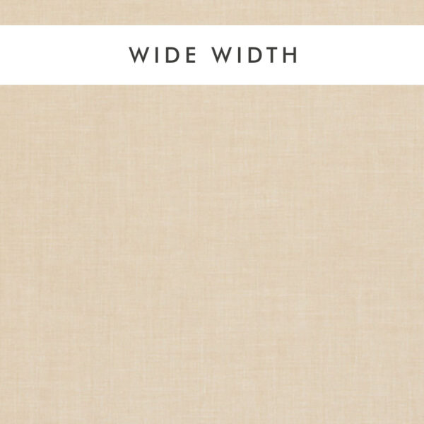 Linoso Wide Width Fabric - Buff by neutral plain woven fabric from Clarke & Clarke