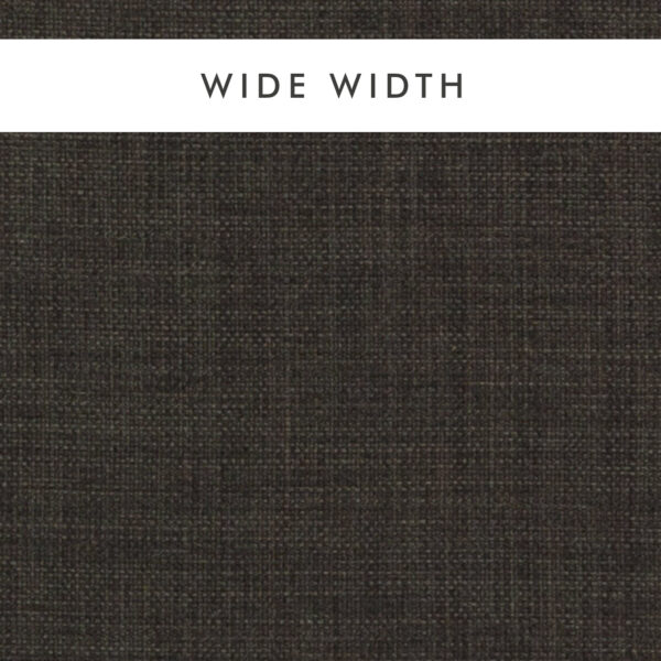 Linoso Wide Width Fabric - Charcoal by black-grey plain woven fabric from Clarke & Clarke