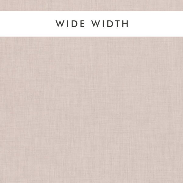 Linoso Wide Width Fabric - Feather by pink plain woven fabric from Clarke & Clarke