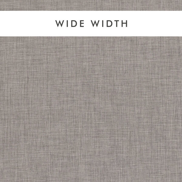Linoso Wide Width Fabric - Grey by black-grey plain woven fabric from Clarke & Clarke
