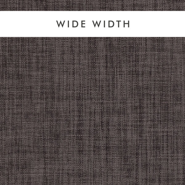 Linoso Wide Width Fabric - Steel by brown plain woven fabric from Clarke & Clarke