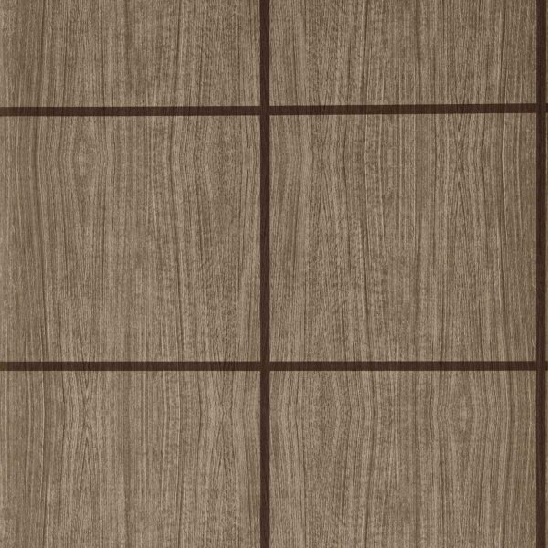 Wood Blocks Wallpaper - Walnut / Gloss by Wood Blocks Wallpaper - Walnut / Gloss from