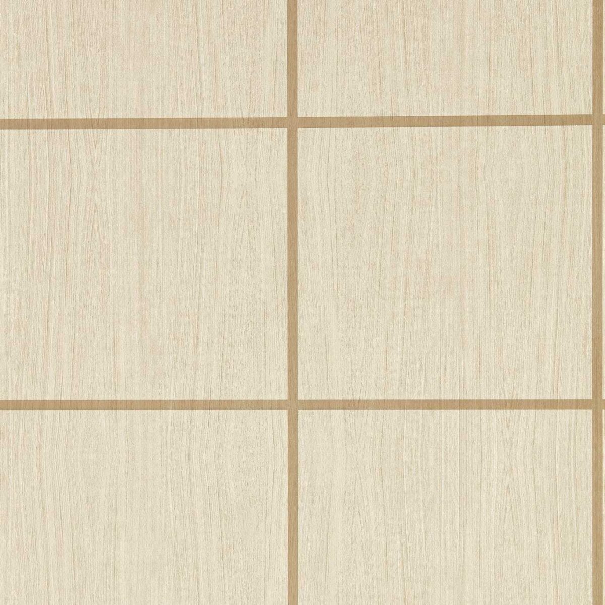 Wood Blocks Wallpaper - Ash / Taupe Gloss by Wood Blocks Wallpaper - Ash / Taupe Gloss from