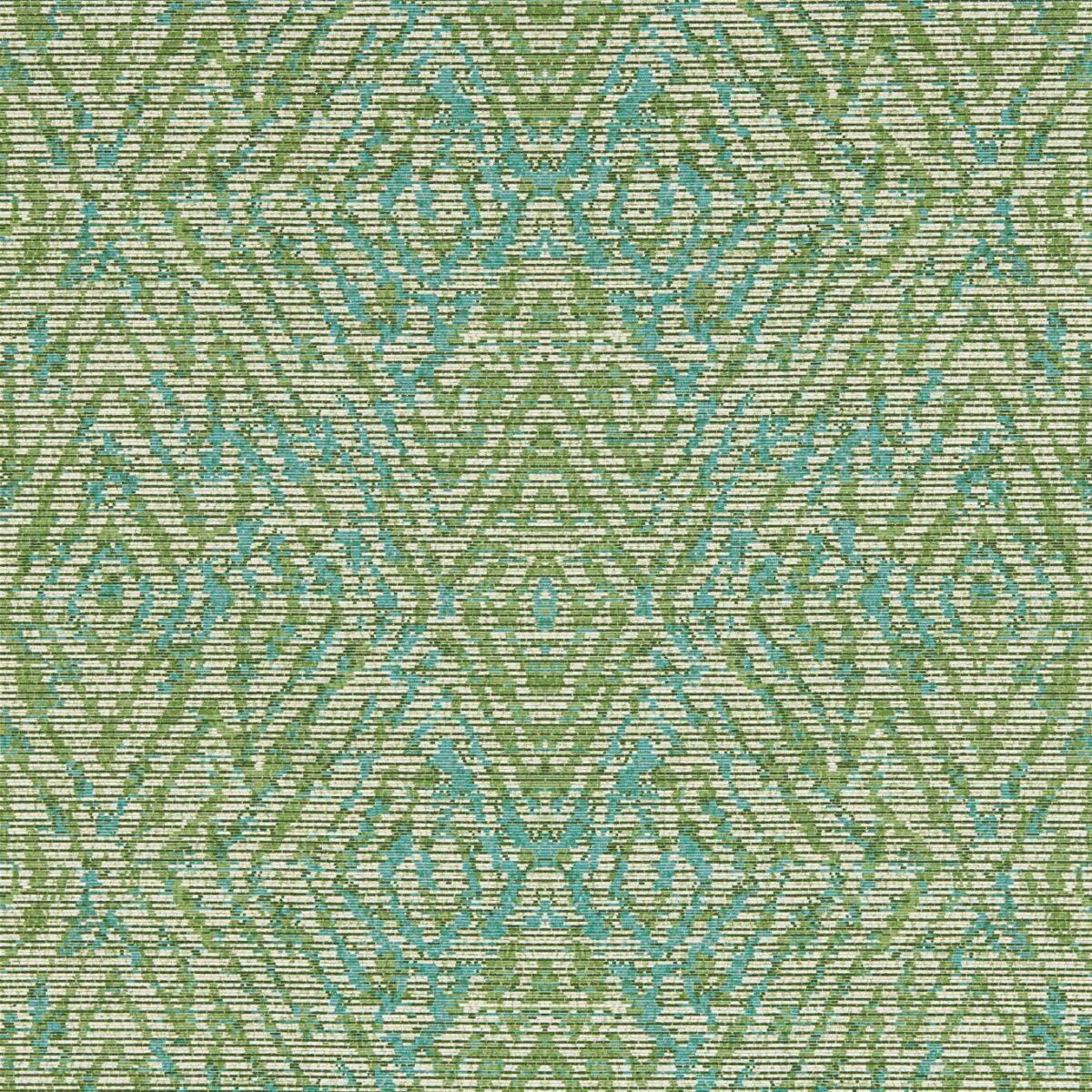 Hansha Wallpaper - Kelly / Lagoon from