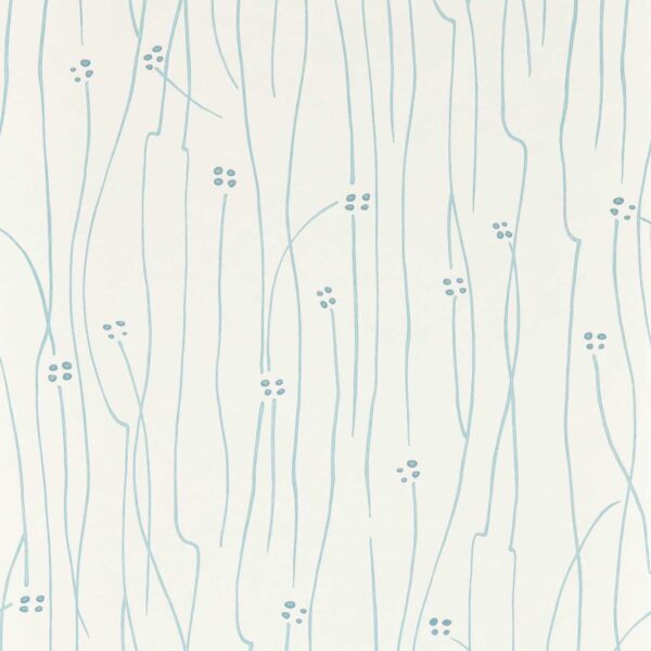 Eizou Wallpaper - Sky / Indigo / Chalk by Eizou Wallpaper - Sky / Indigo / Chalk from
