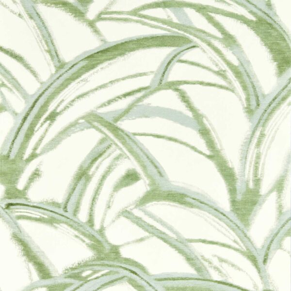 Kimono Wallpaper - Seaglass / Evergreen from