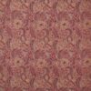 red traditional linen fabric from Zoffany