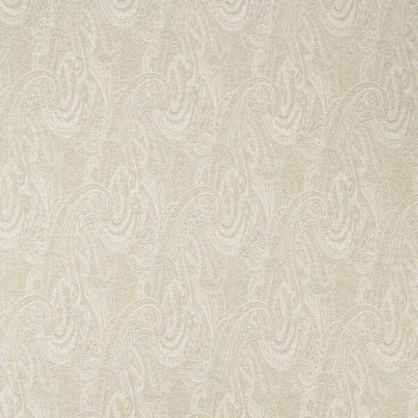 Clyde Paisley Fabric - Mineral by white misc woolen fabric from Zoffany