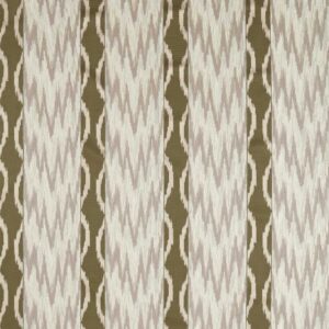 green striped embroideried fabric from Zoffany
