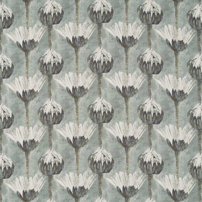 Marketa Fabric - Logwood Grey swatch