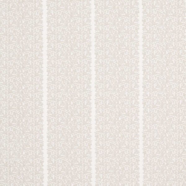 Odell Fabric - White Opal by neutral striped embroideried fabric from Zoffany