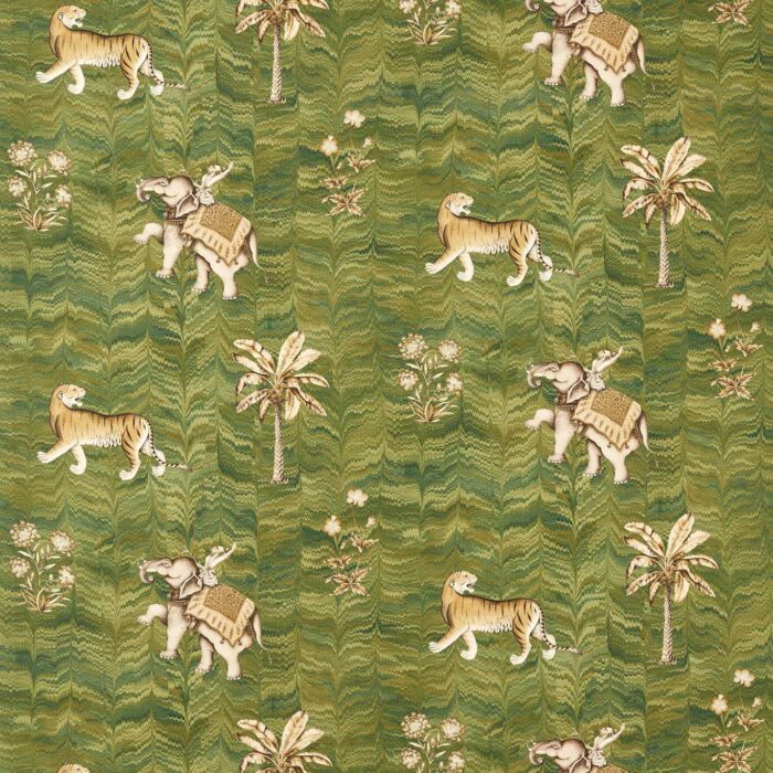 Jaipur Fabric - Deep Moss swatch