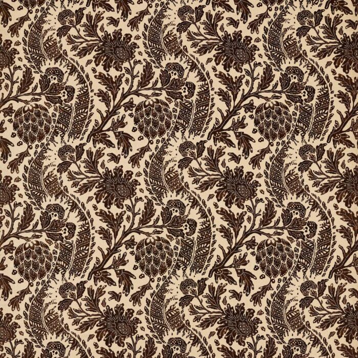 Cochin Fabric - Vine Black swatch