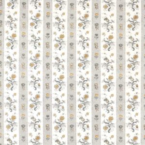 white striped linen fabric from Zoffany
